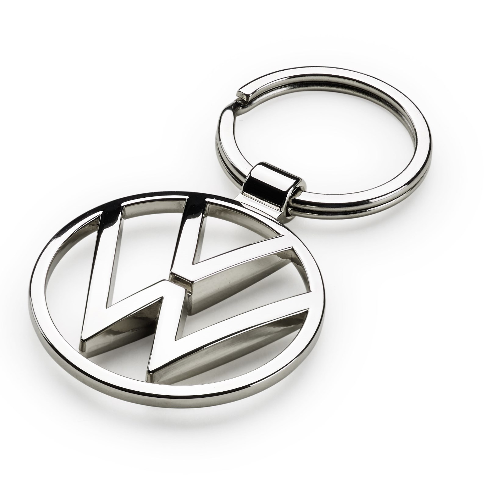 VW Volkswagen Schlüsselanhänger silber - Golf Cabrio